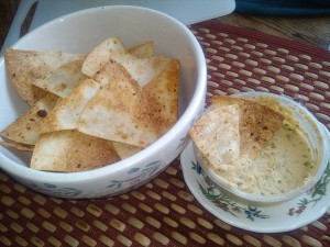 Baked Cajun Tortilla Chips
